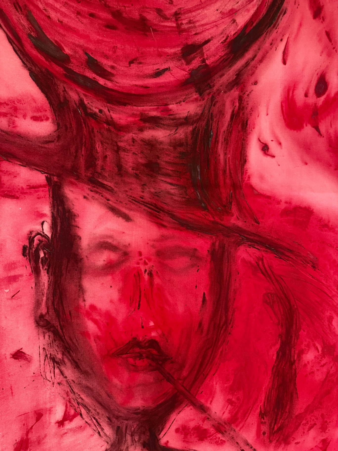 A Magician Carries Blood Moon Above His Head — detail 2
