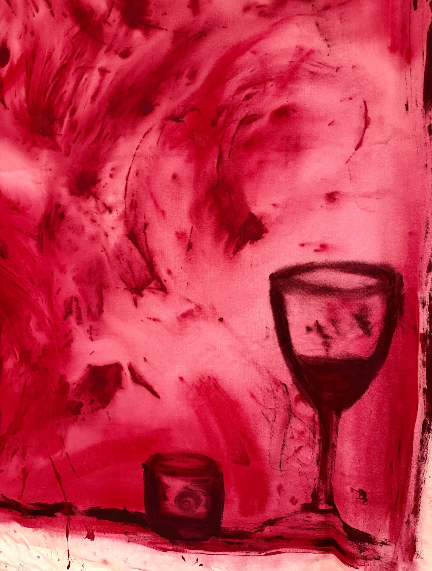 A Magician Carries Blood Moon Above His Head — detail 3